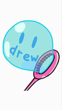 Drew Bubble Sticker